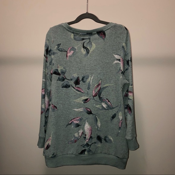 Reitmans 3/4 Sleeves Mint Green Top - Picture 4 of 5